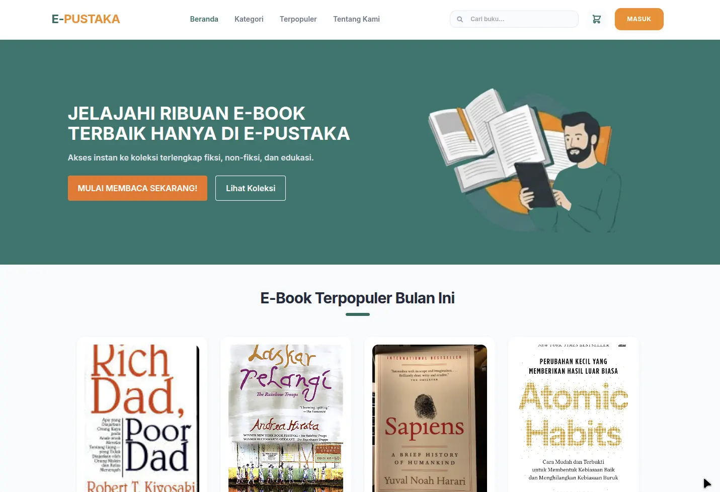Antarmuka Sistem Manajemen E-BookStore