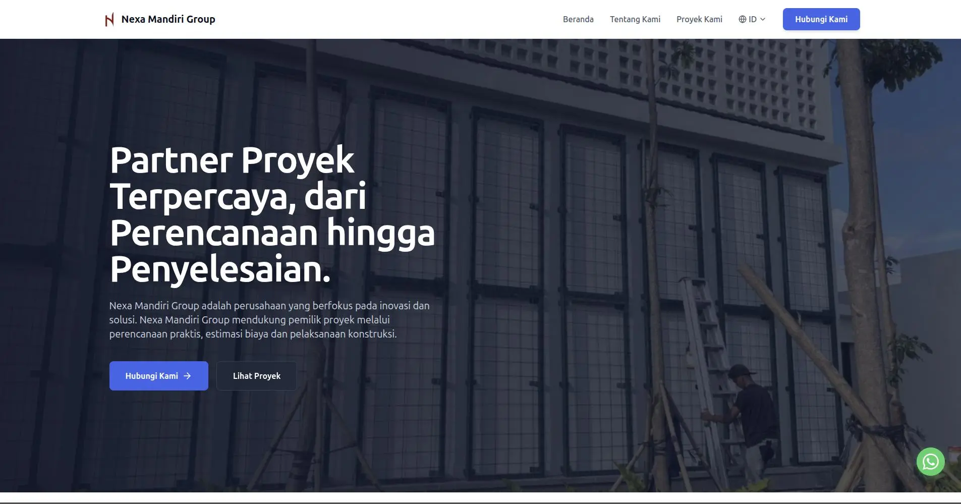 Website Profil Perusahaan Nexa Mandiri
